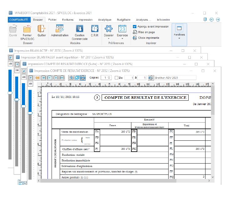 Wavesoft Etats financiers